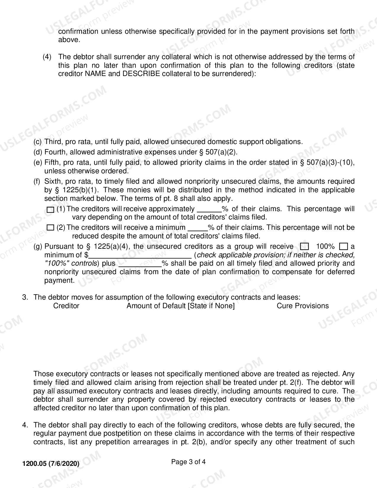 Preview Chapter 12 Plan-Motion To Value Collateral And Secured Claim Ammount (For Cases Filed On Or After 10-17-05)