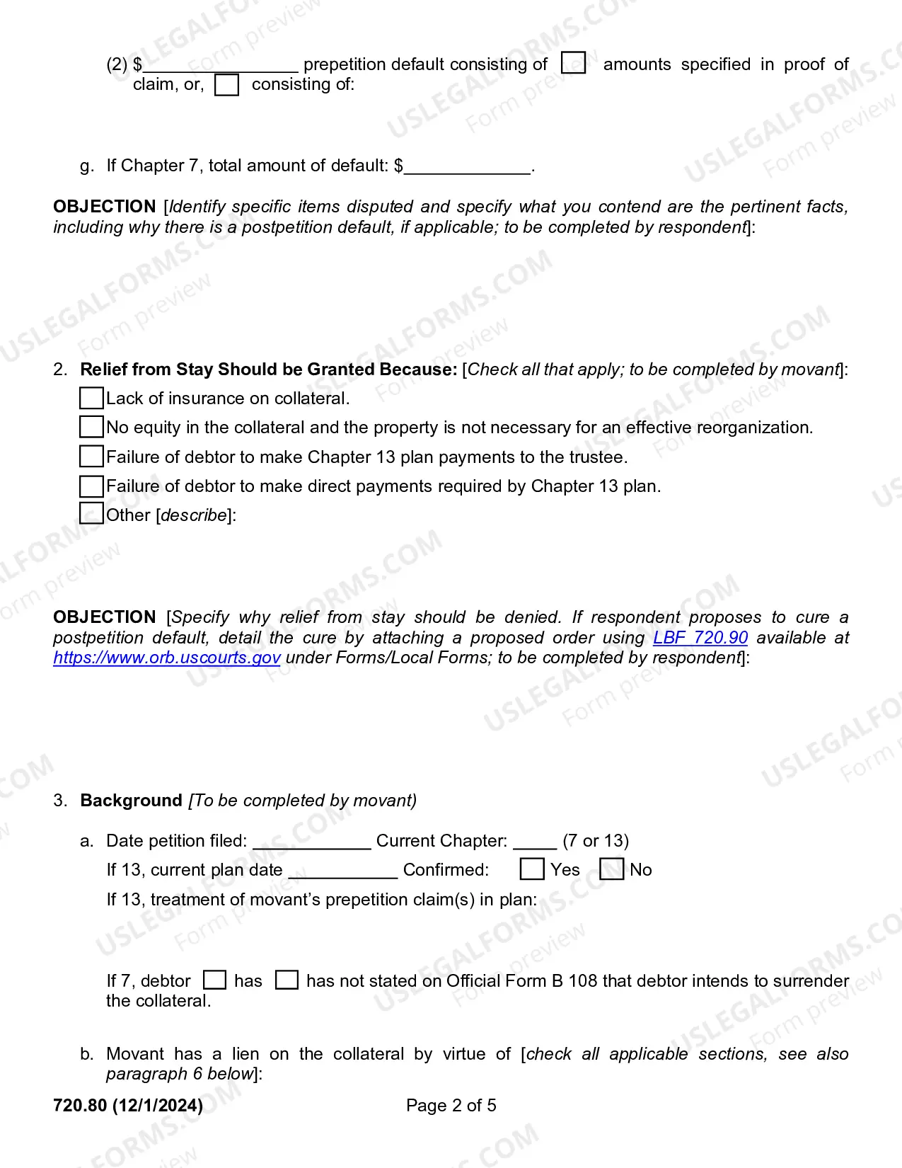 Preview Chapter 7-13 Motion For Relief Debtor Or Codebtor Stay