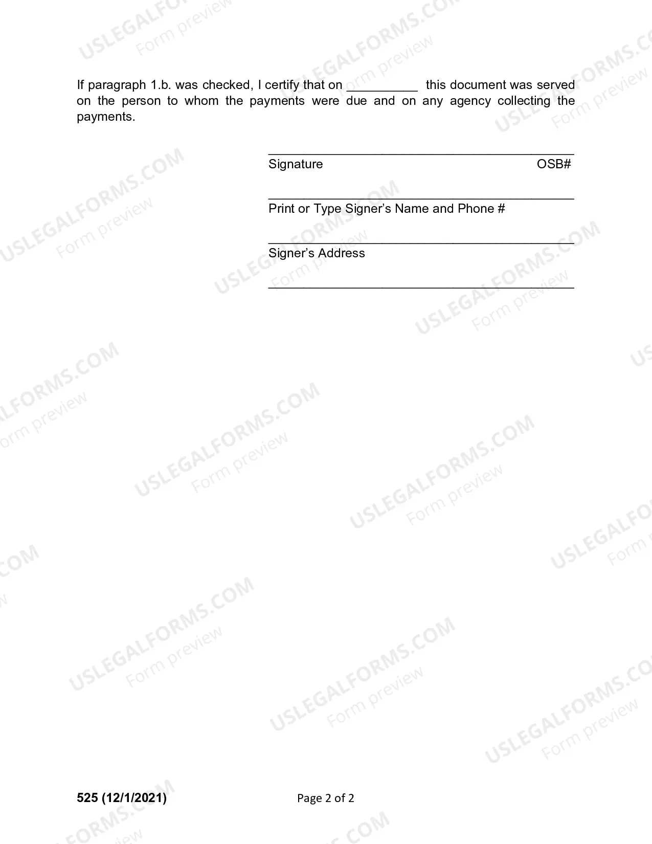 Preview Individual Debtors Certification Re Payment of Domestic Support Obligations (For Cases Filed On Or After 10-17-05)