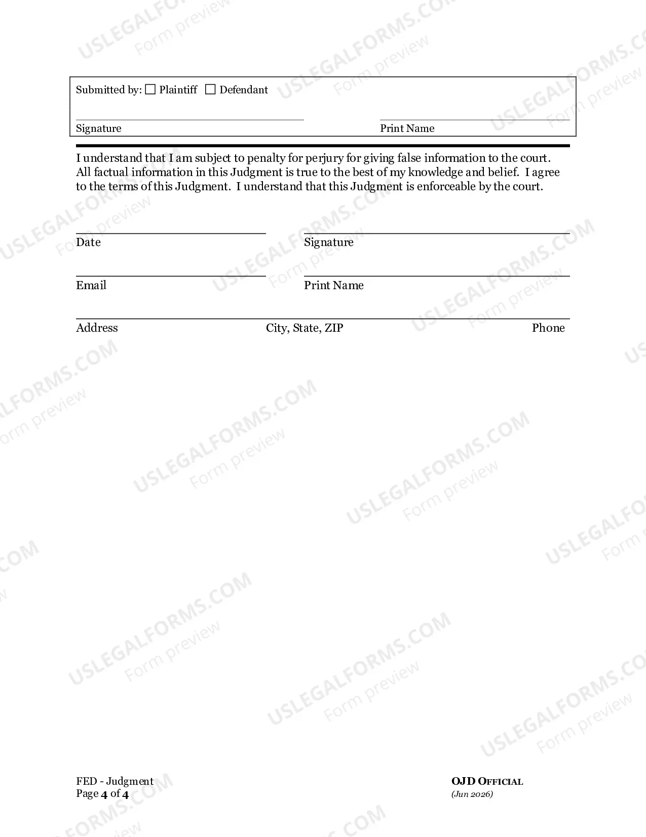 Preview Residential Eviction General Judgment And Money Award