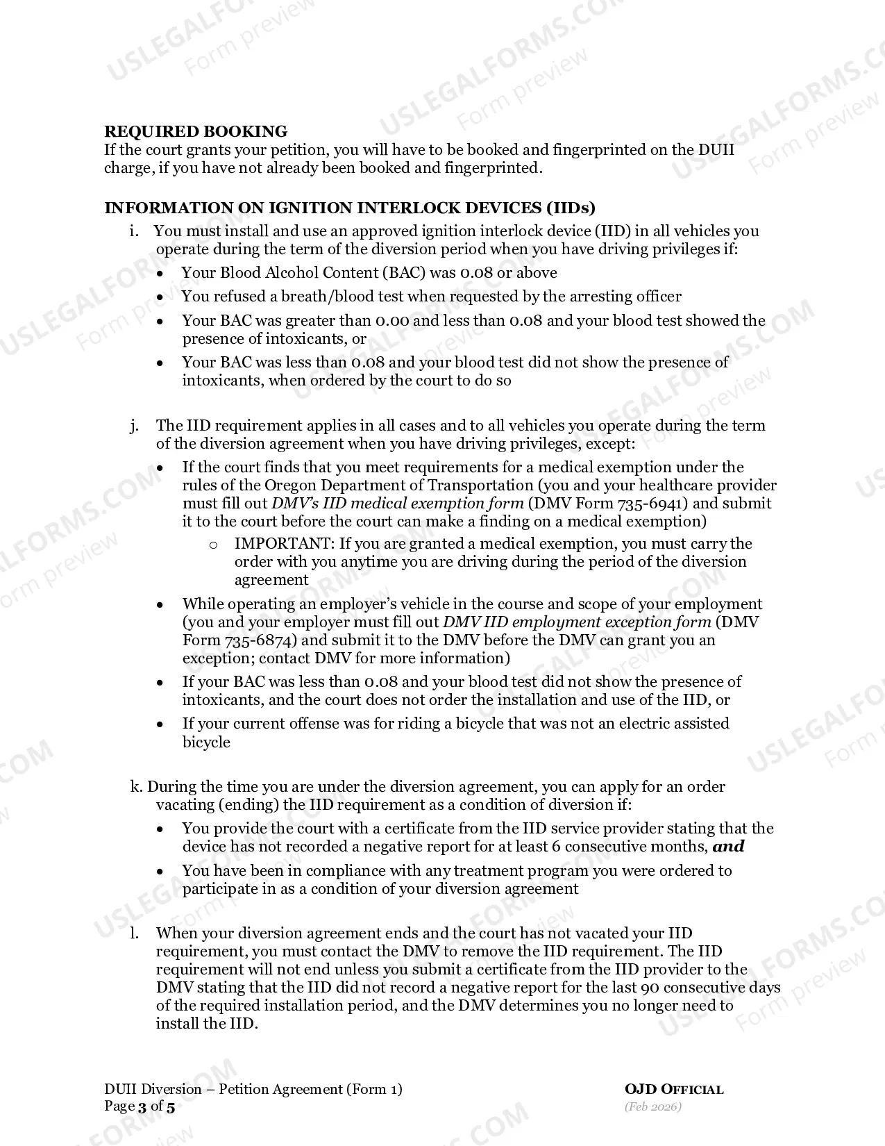 Preview Petition and Agreement