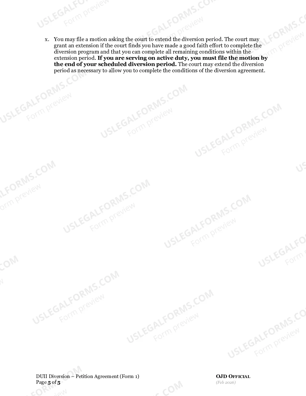 Preview Petition and Agreement