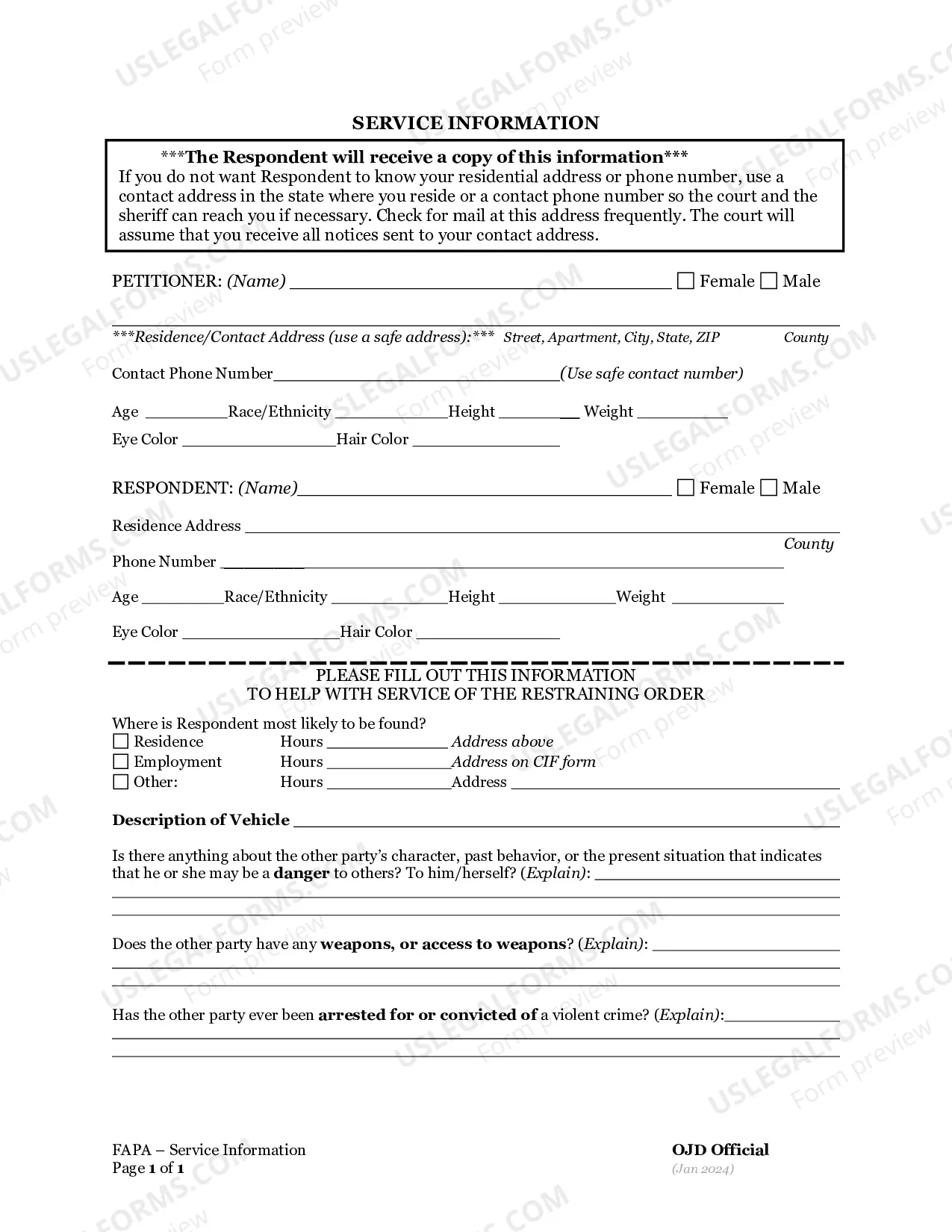 Preview Order Renewing Restraining Order-Former Protected Child