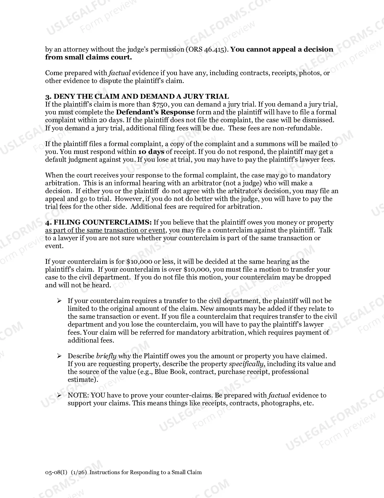 Preview Defendants Response