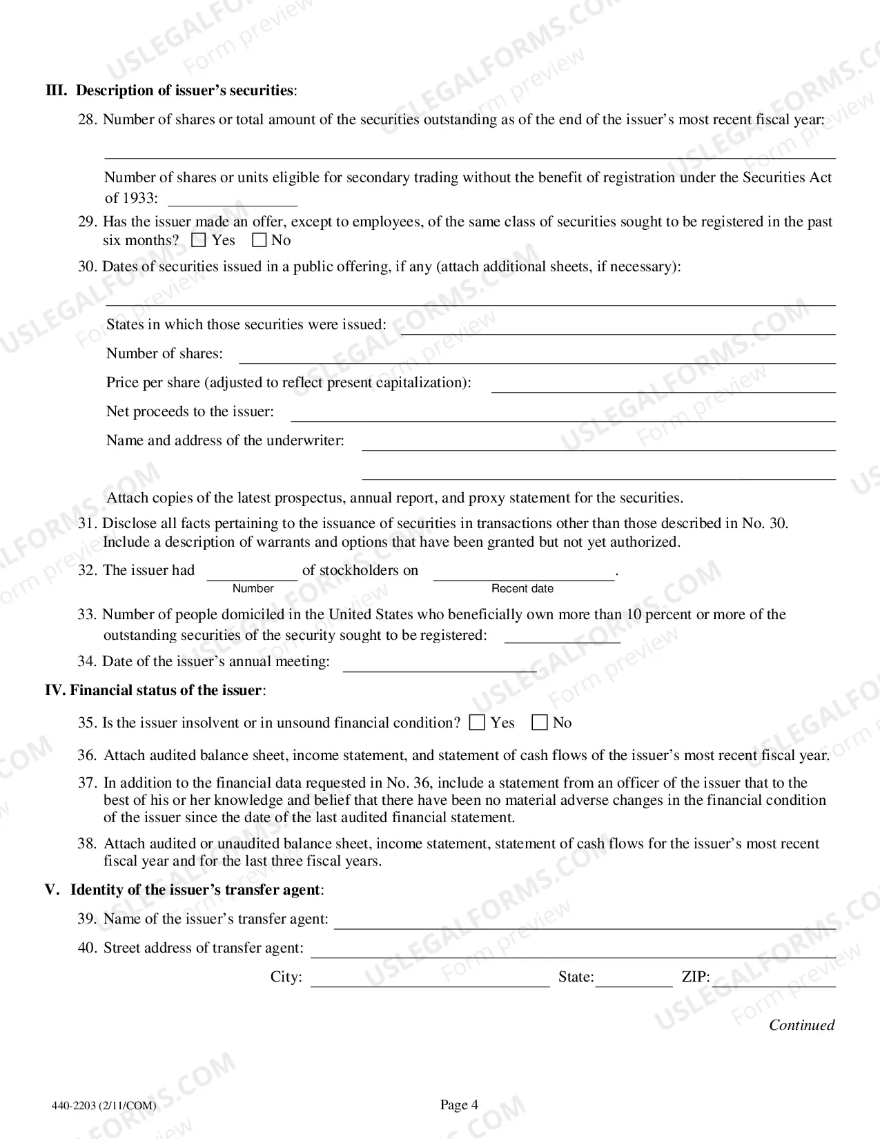 Preview Registration For Resale Or Dealing And Trading