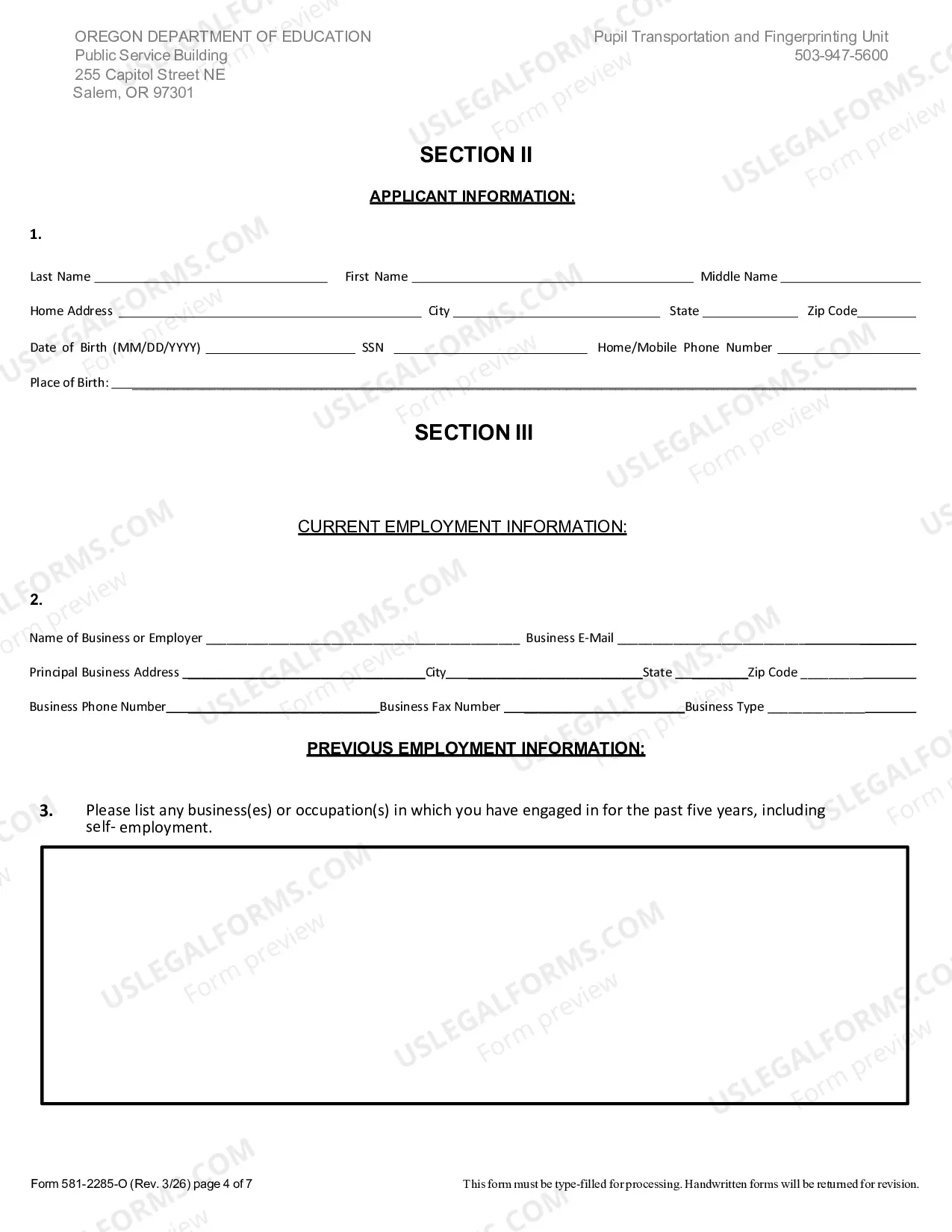 Preview Application For Registration As An Athletic Agent