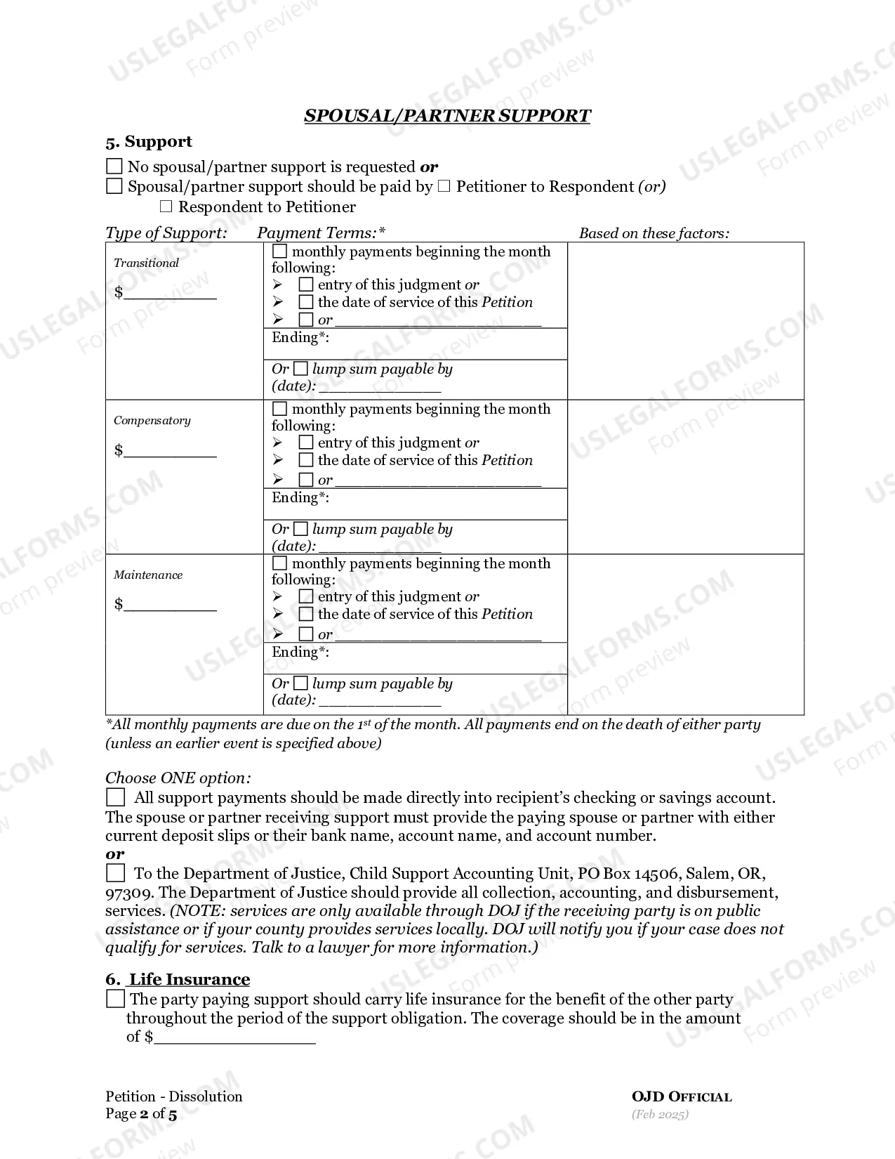 Preview Petition For Dissolution Of Marriage-RDP (Without Children)