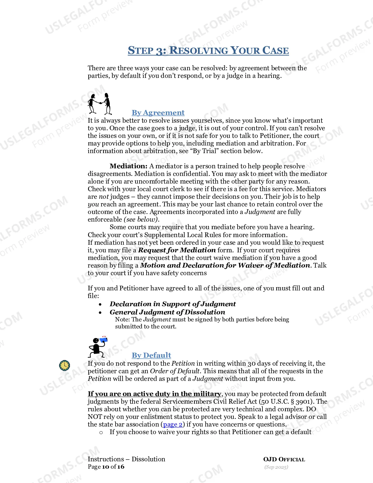 Preview Dissolution Respondent without Children Packet