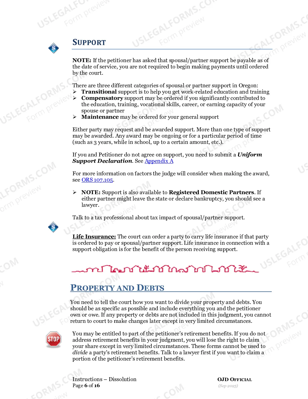 Preview Dissolution Respondent without Children Packet