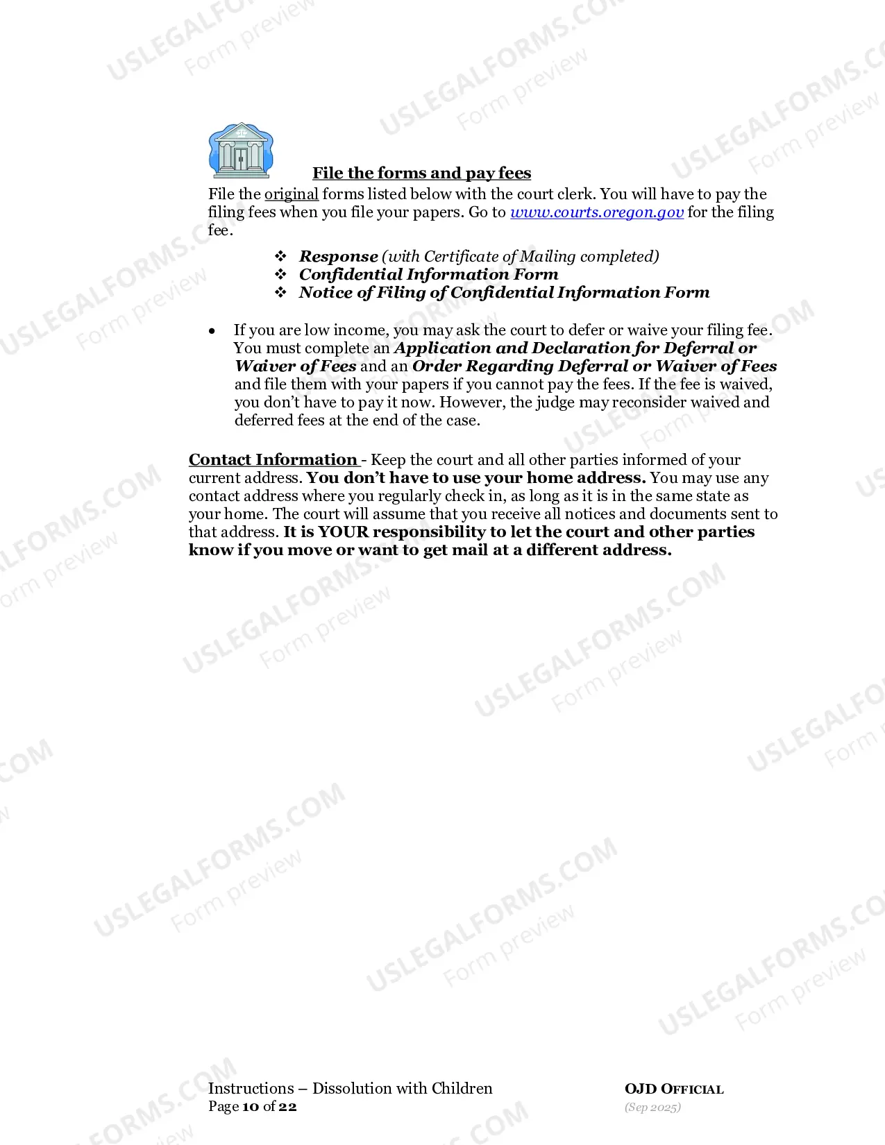 Preview Instructions