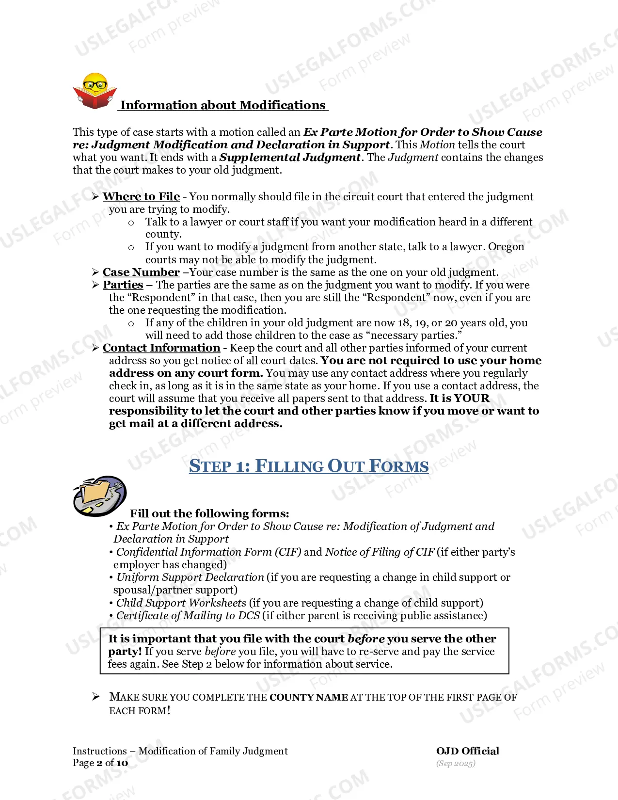 Preview Instructions
