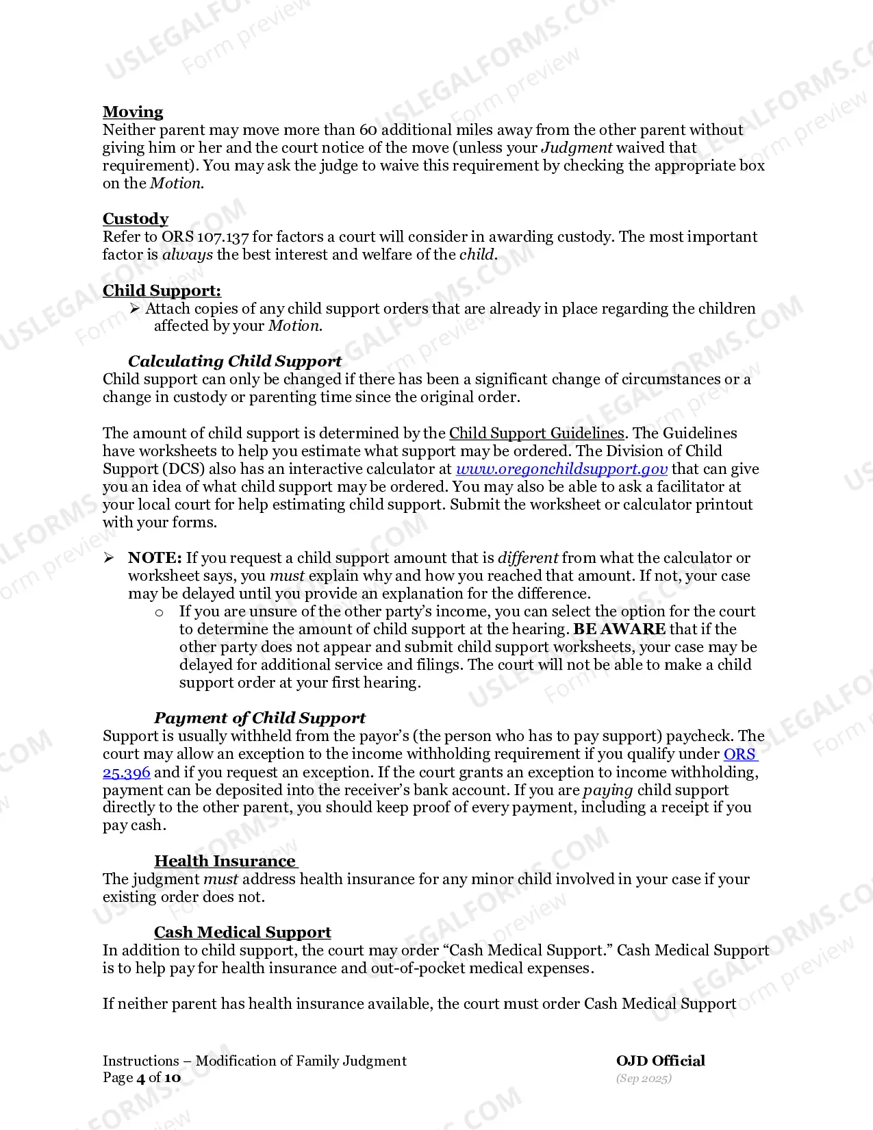 Preview Instructions