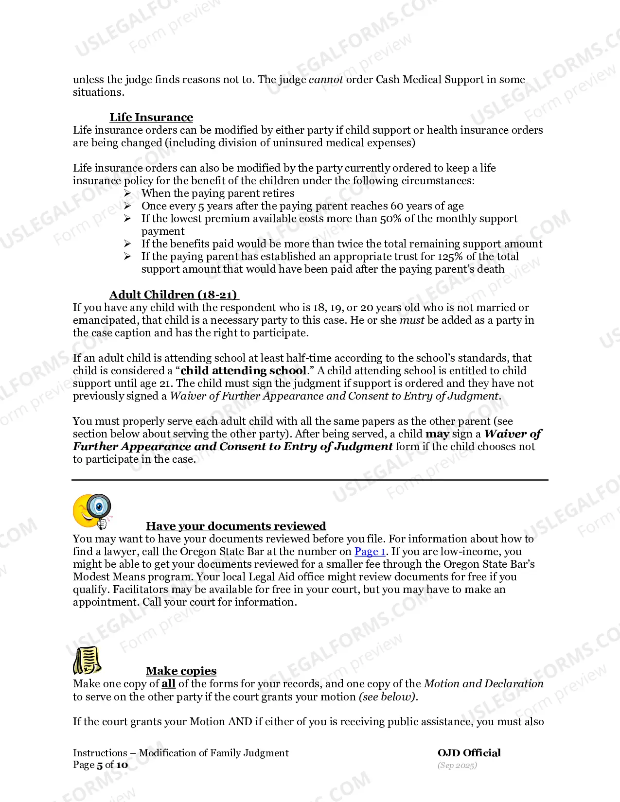 Preview Instructions