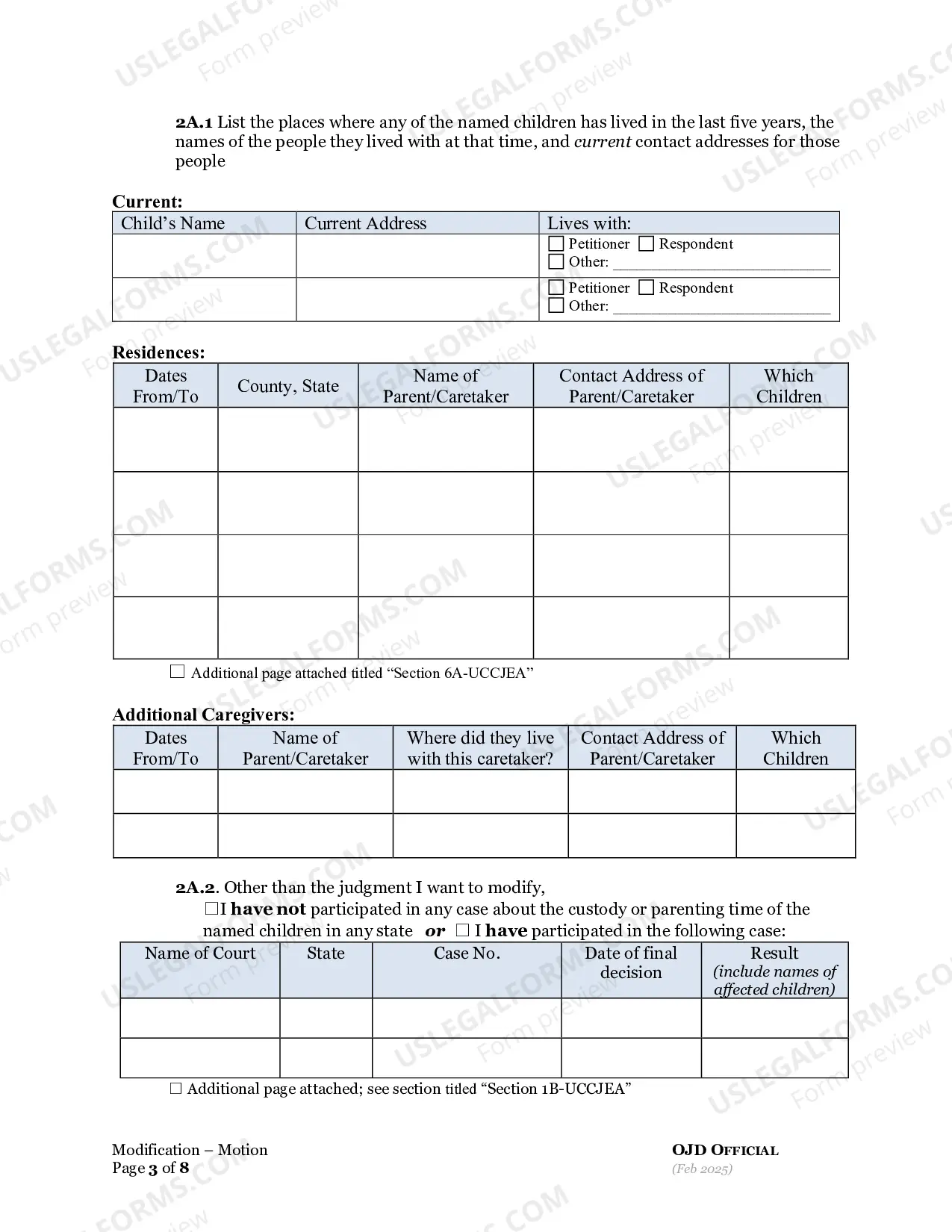 Preview Ex Parte Motion for Order to Show Cause re: Modification of Judgment