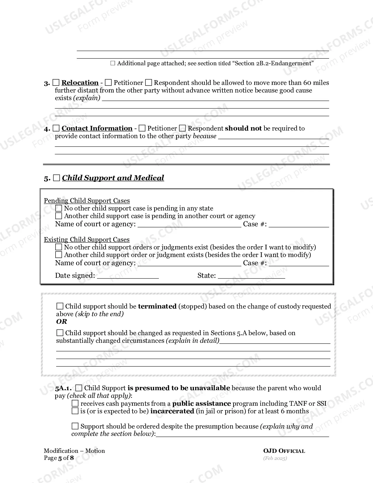 Preview Ex Parte Motion for Order to Show Cause re: Modification of Judgment