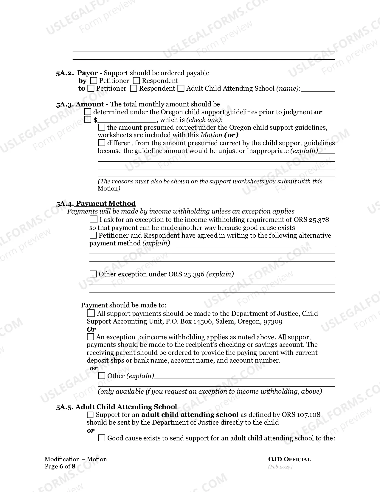 Preview Ex Parte Motion for Order to Show Cause re: Modification of Judgment