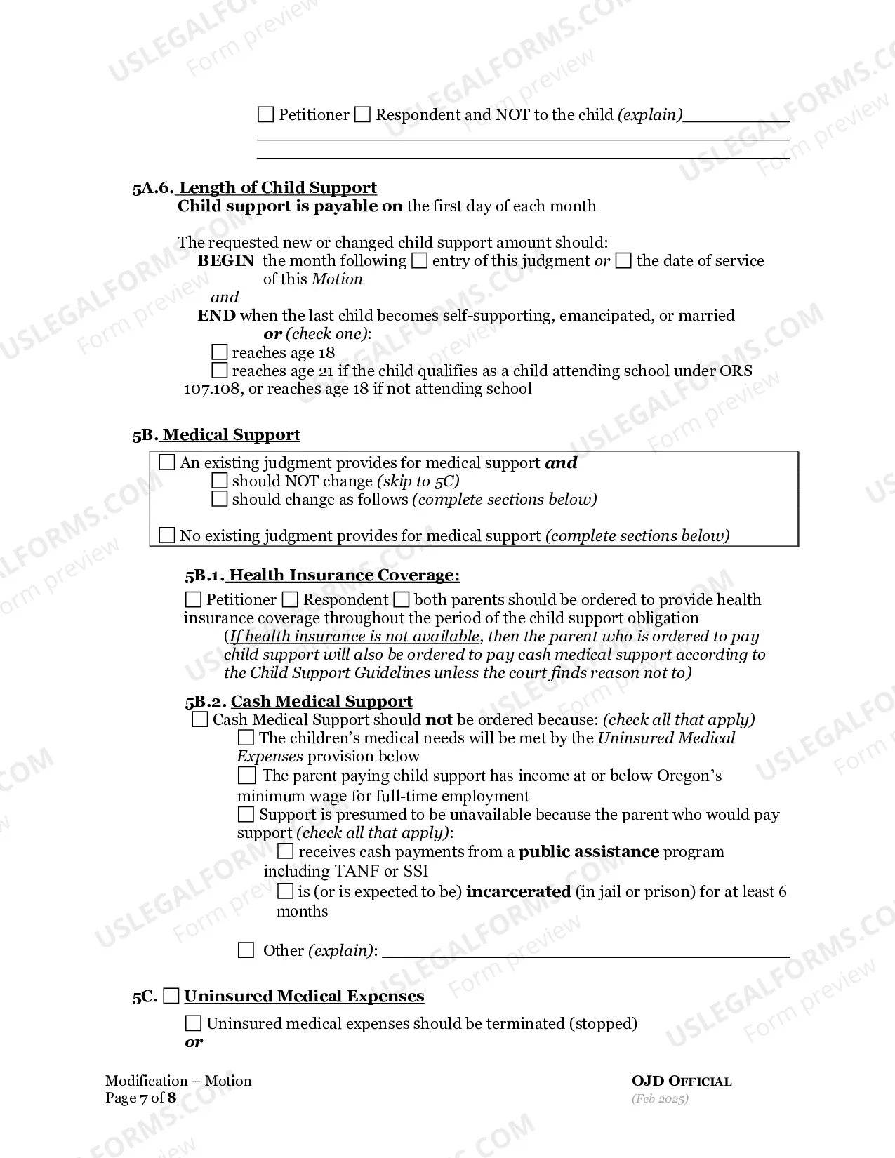 Preview Ex Parte Motion for Order to Show Cause re: Modification of Judgment