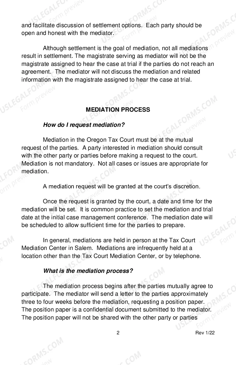 Preview Magistrate Division Mediation Handbook