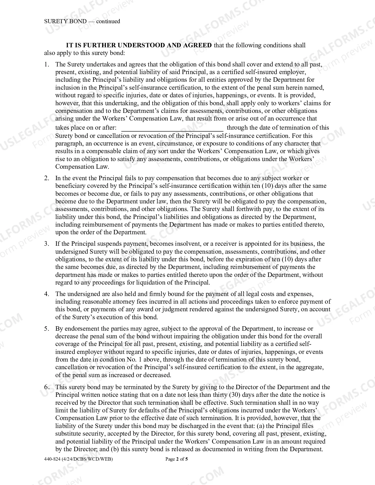 Preview Surety Bond