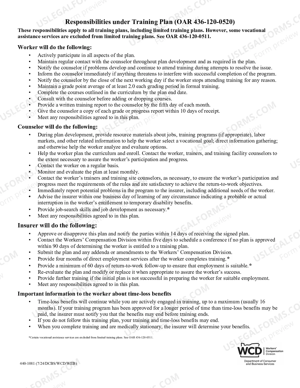 Preview Training Plan