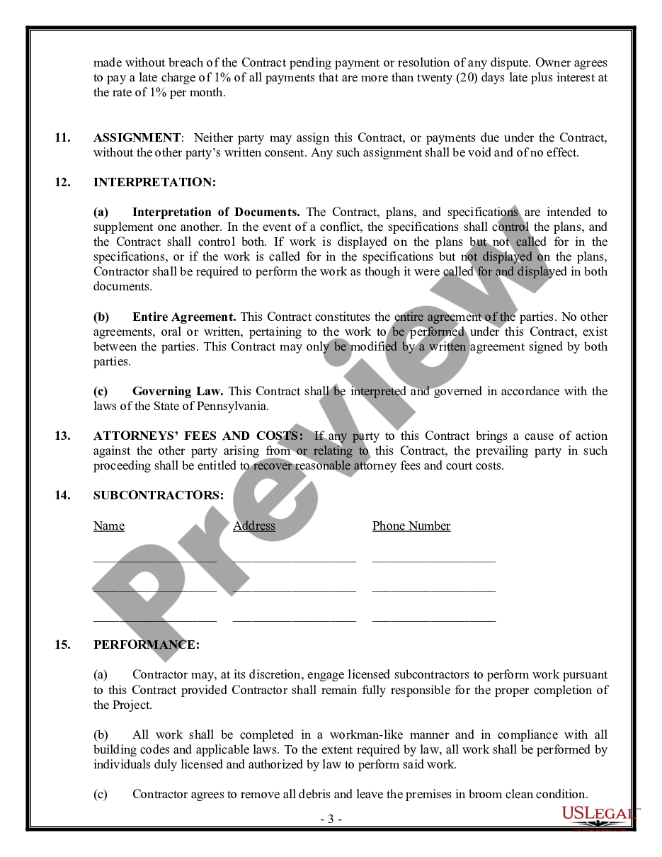 page 2 Demolition Contract for Contractor preview