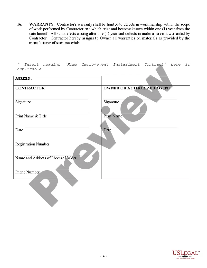 Preview Demolition Contract for Contractor