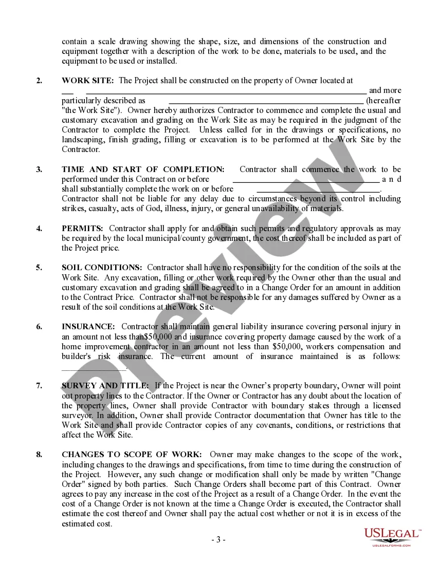 Preview Plumbing Contract for Contractor