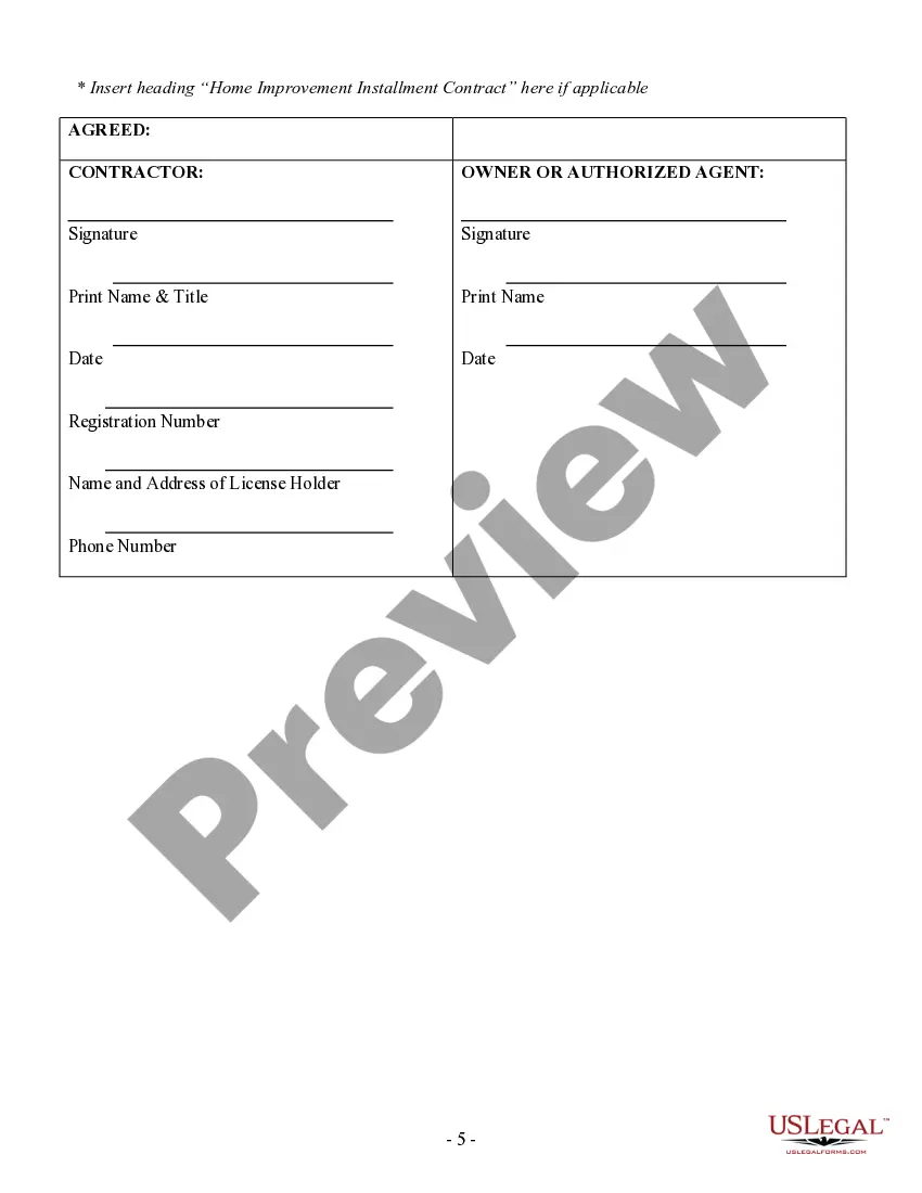 Preview Brick Mason Contract for Contractor