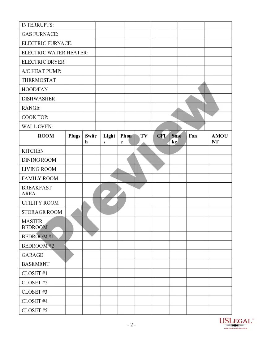 Preview Electrical Contract for Contractor