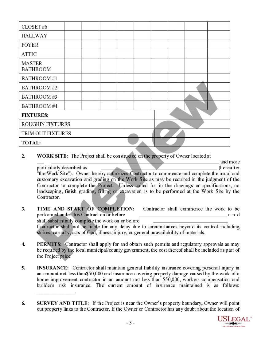 Preview Electrical Contract for Contractor