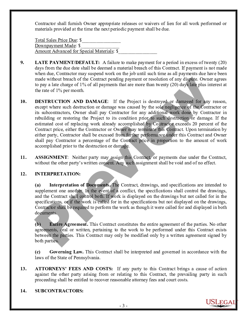 Drywall Contract Template