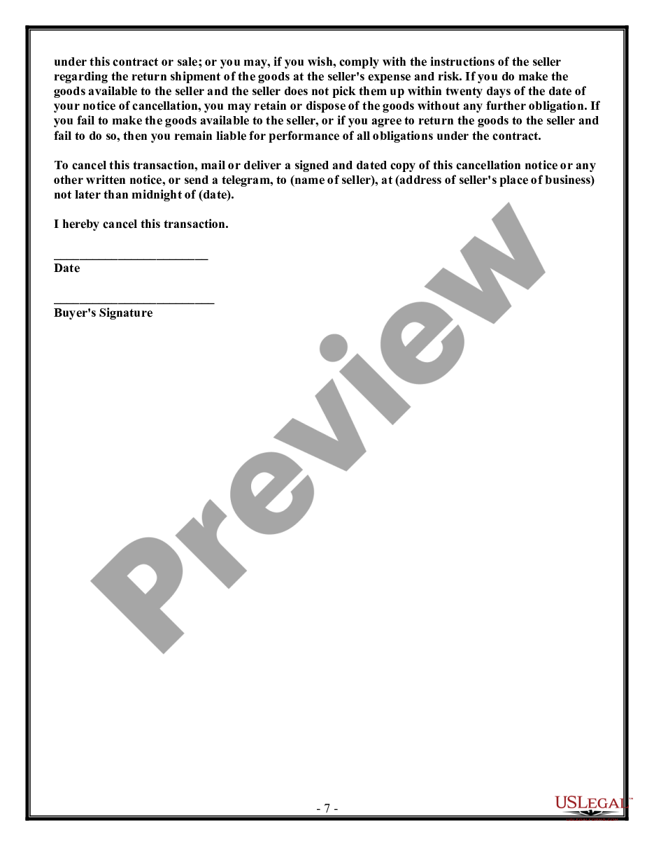page 6 Sheetrock Drywall Contract for Contractor preview