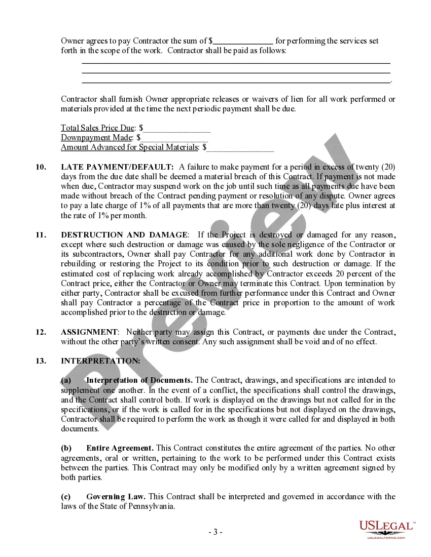 Preview Flooring Contract for Contractor