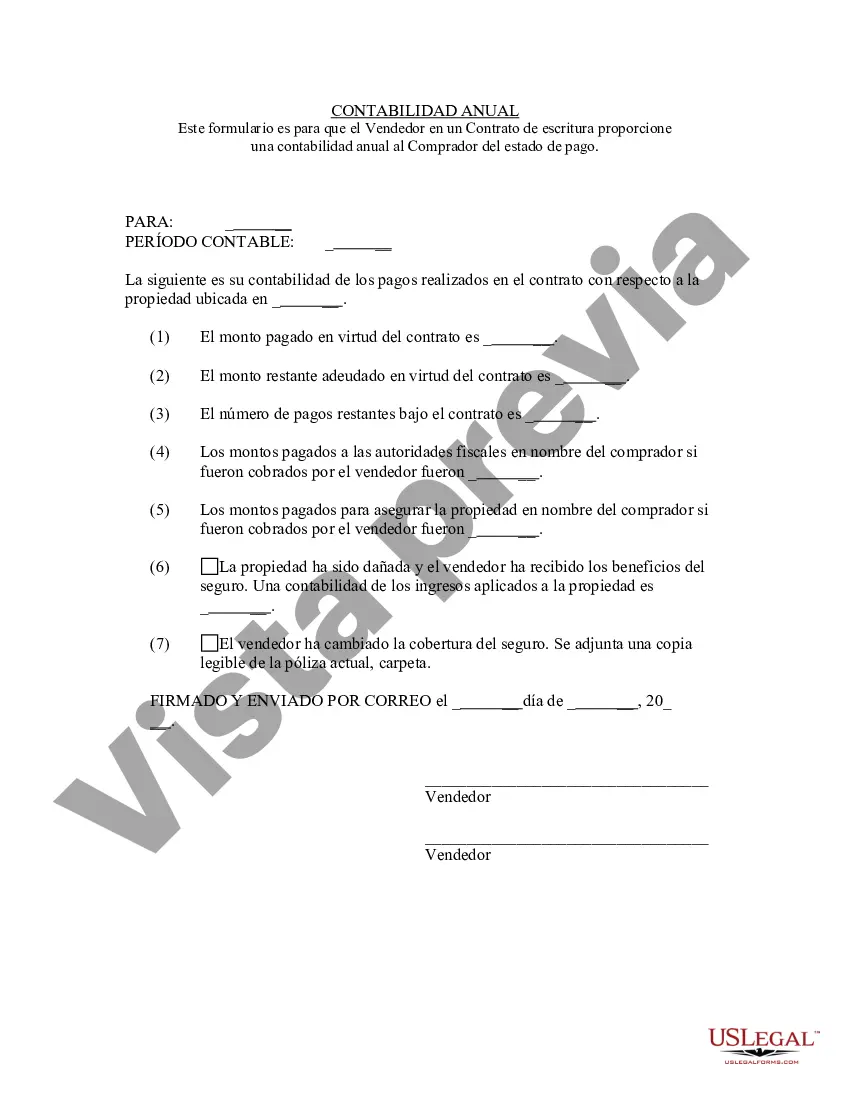 Preview Contrato de Escrituración Estado Contable Anual del Vendedor