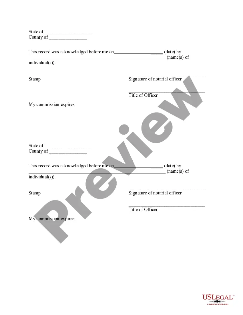 Preview Notice of Assignment of Contract for Deed