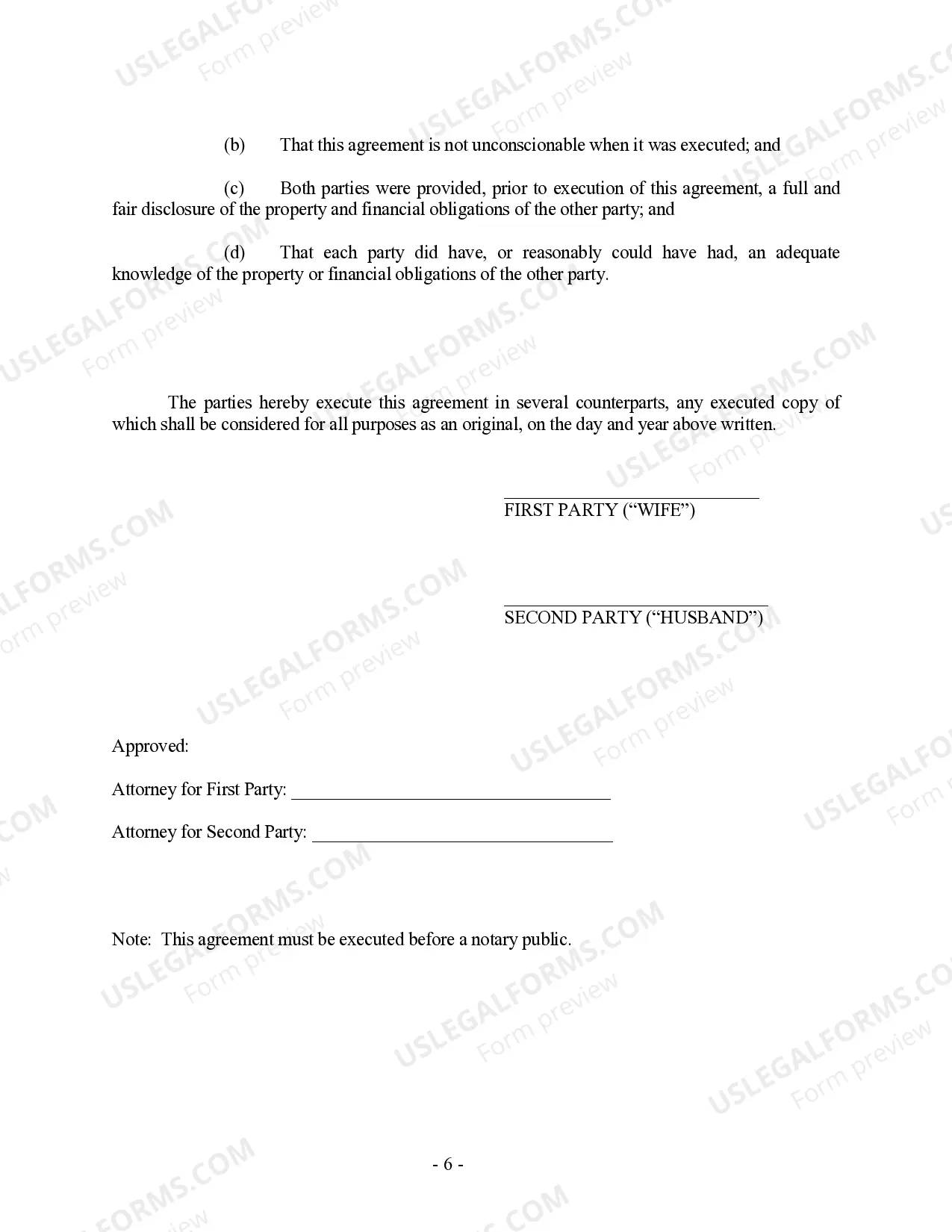 Preview Pennsylvania Prenuptial Premarital Agreement with Financial Statements