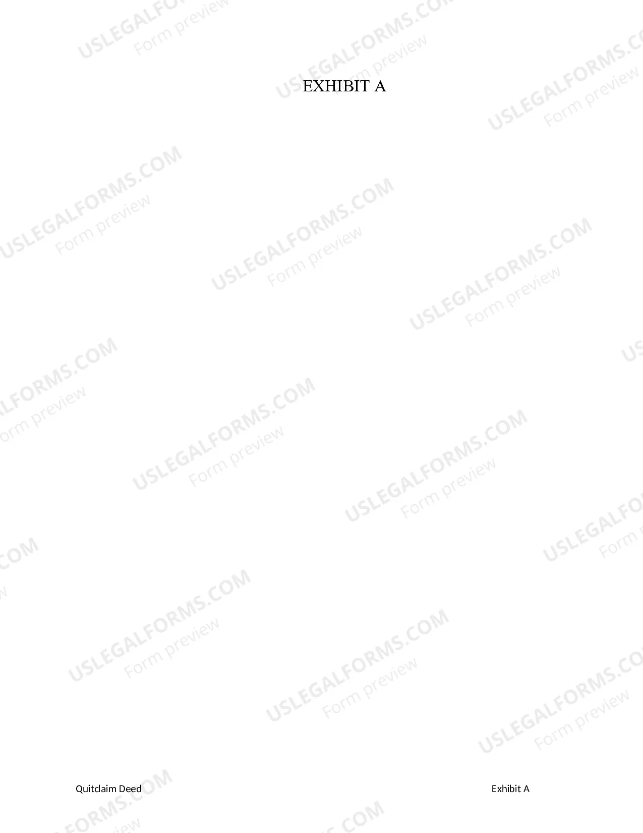 Preview Quitclaim Deed from Individual to Husband and Wife