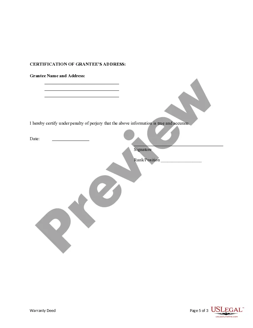 Get Warranty Deed from Individual to Individual Preview Warranty Deed from Individual to Individual