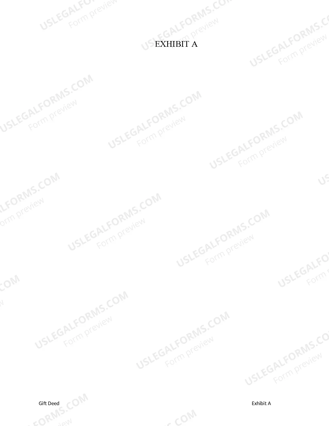 Preview Pennsylvania Gift Deed for Individual to Individual