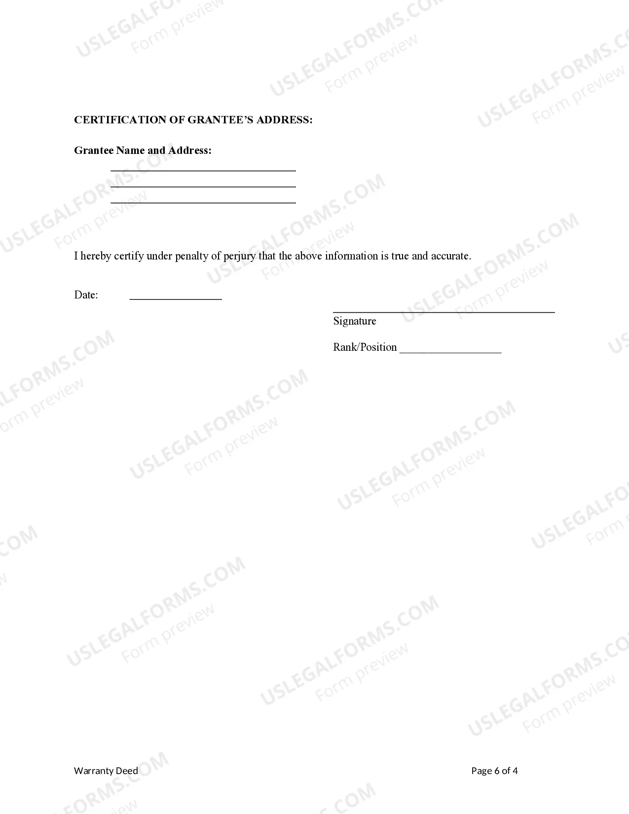 Preview Warranty Deed to Child Reserving a Life Estate in the Parents