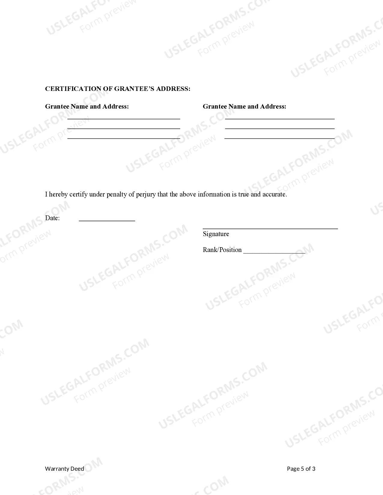 Preview Warranty Deed - Partnership to Two Individuals