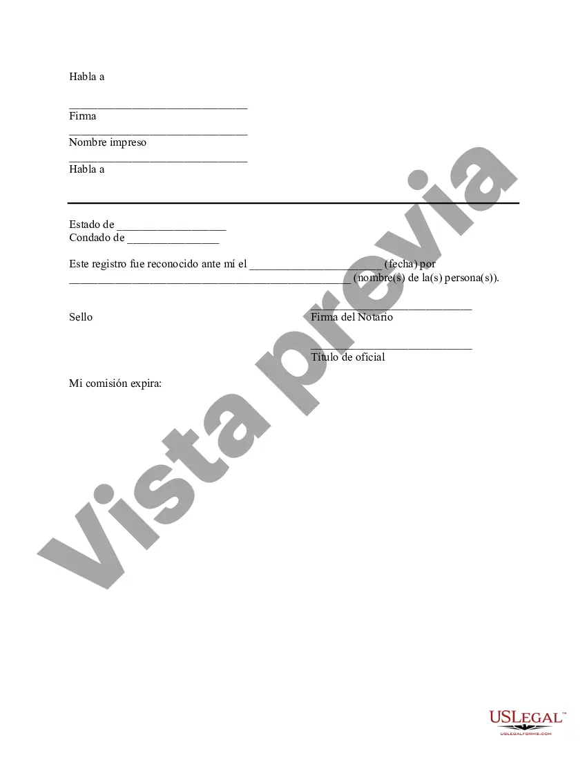 Preview Poder notarial para emprender litigios civiles en nombre del recluso