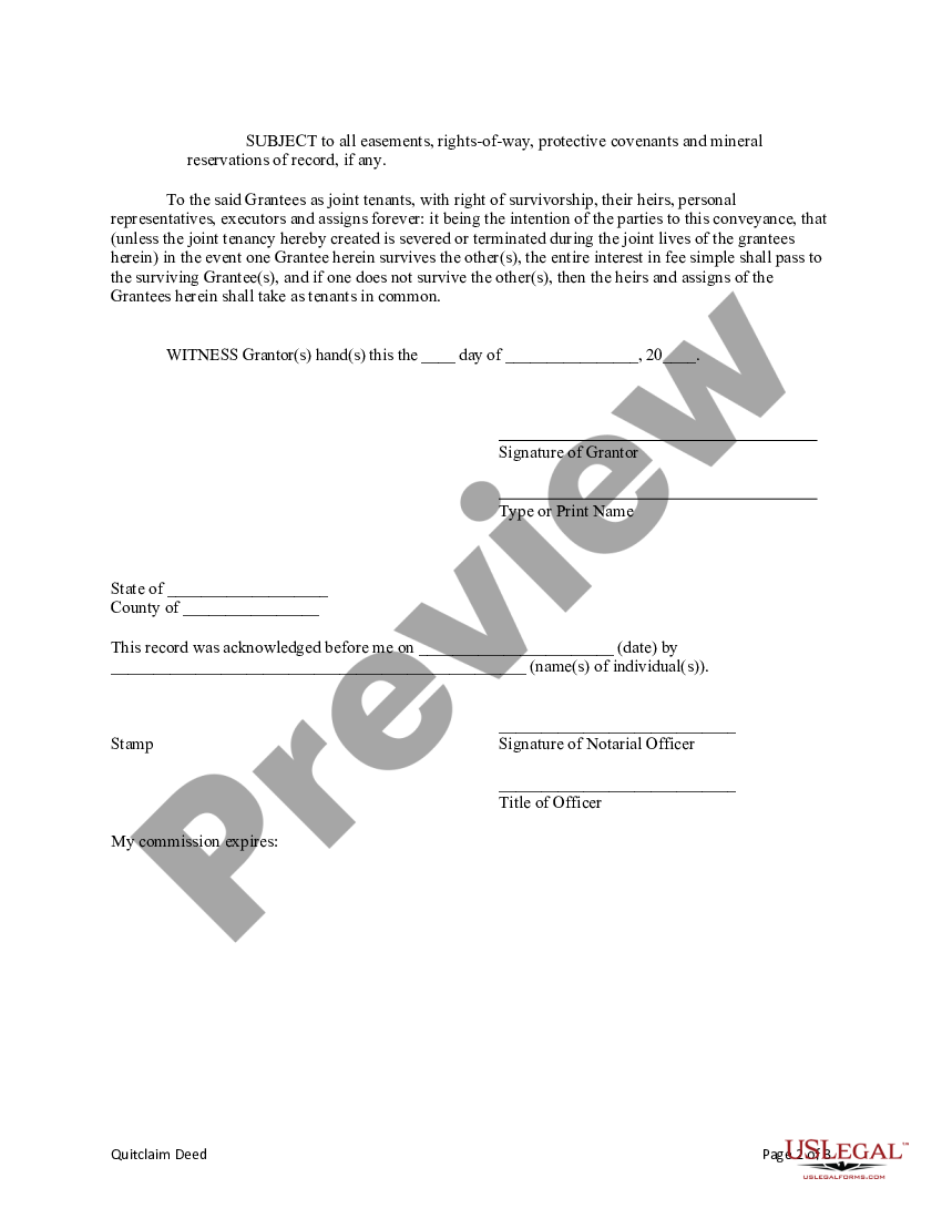 pennsylvania-quitclaim-deed-from-individual-to-two-individuals-in-joint