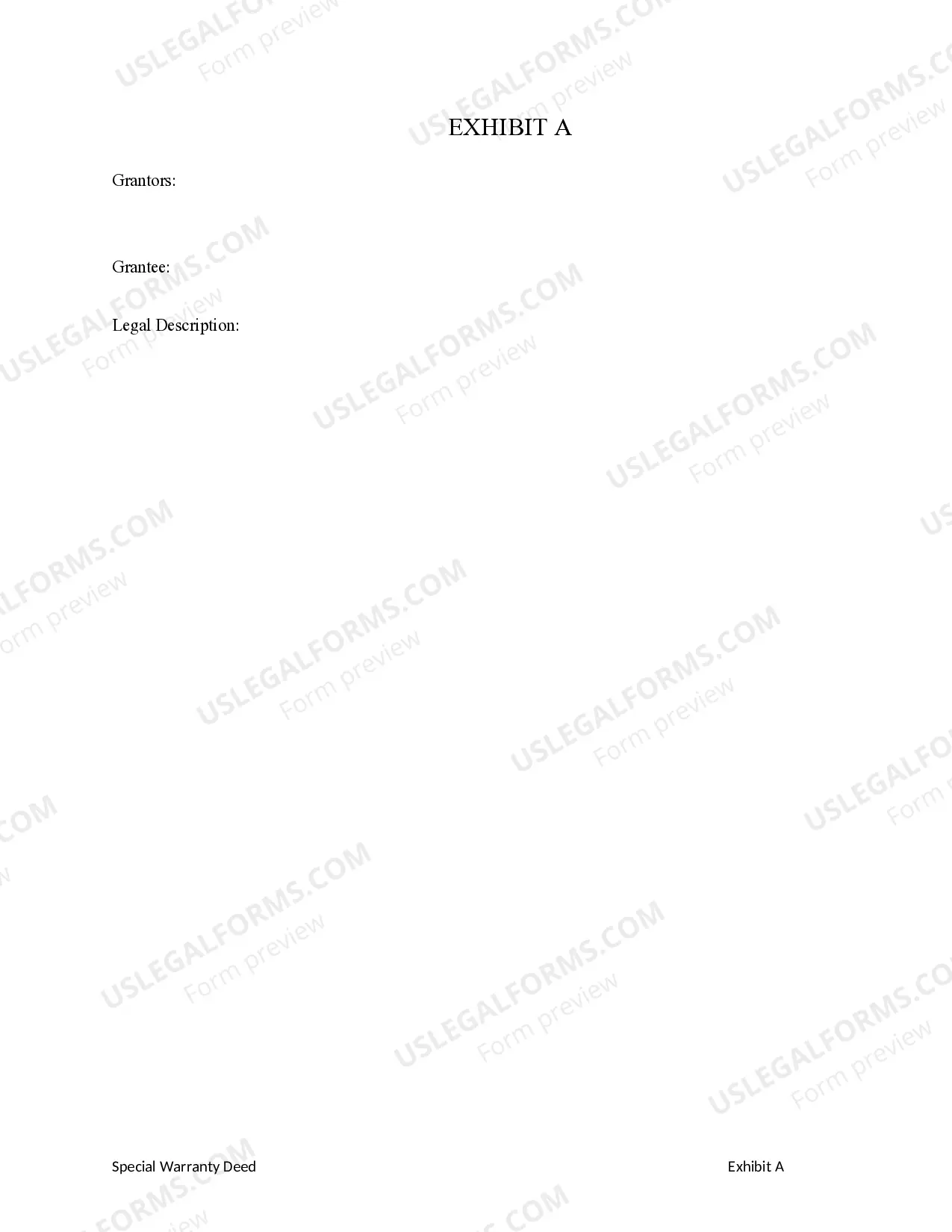 Preview Special Warranty Deed - Two Individuals to One Individual