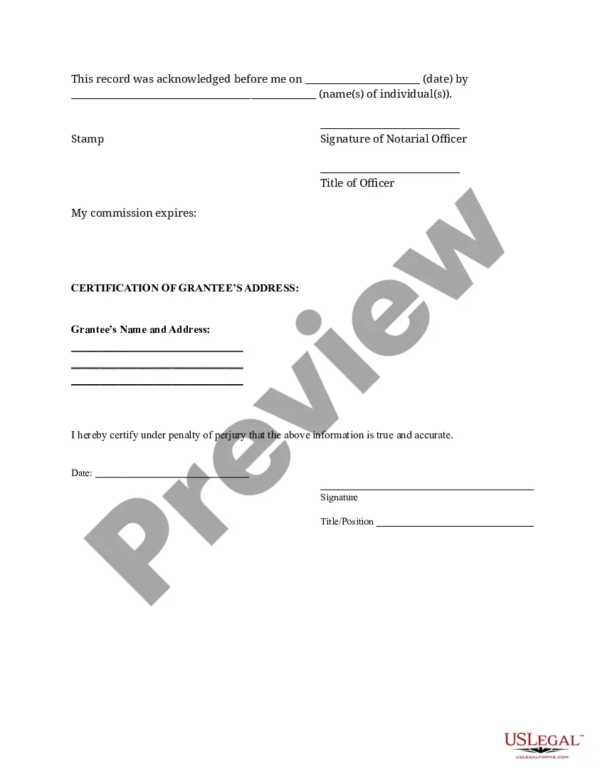 Get Correction Deed - Preview Correction Deed -