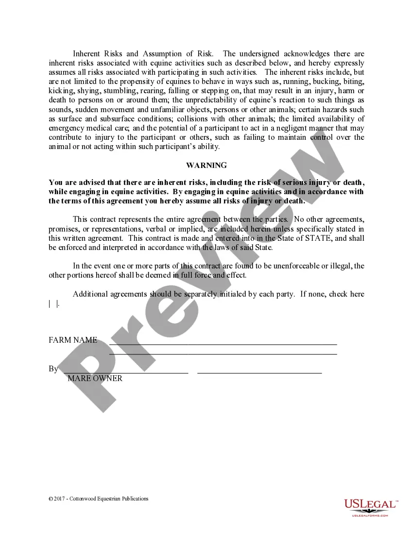 Get Stallion Service Contract - Horse Equine Forms Preview Stallion Service Contract - Horse Equine Forms