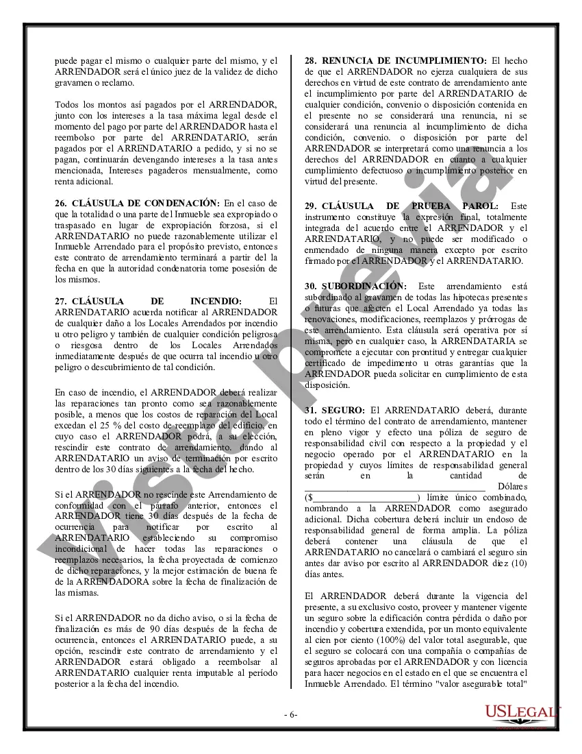 Preview Arrendamiento de edificio o espacio comercial