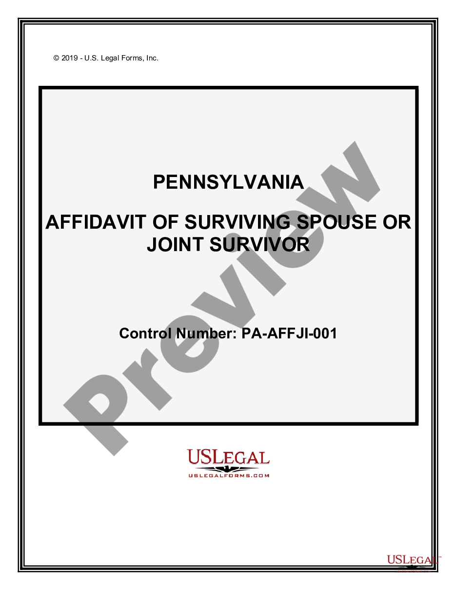 affidavit of surviving spouse washington state