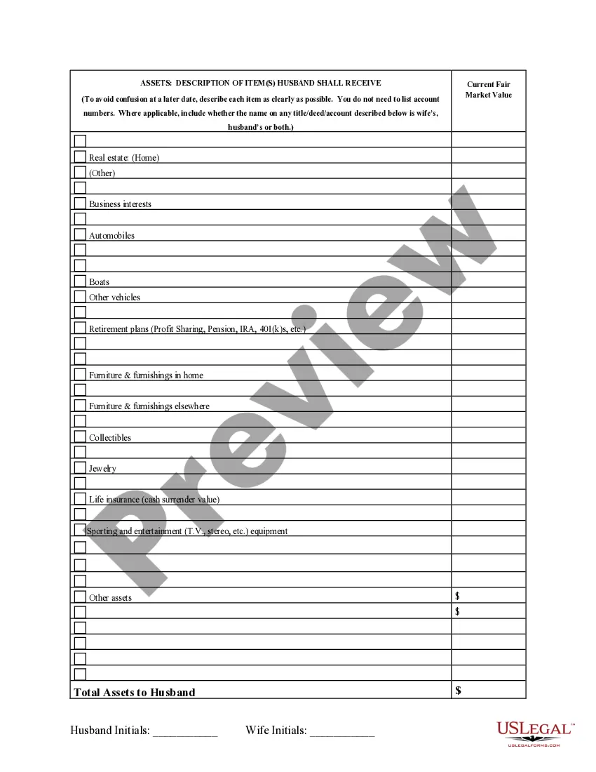 Preview Marital Domestic Separation and Property Settlement Agreement Minor Children Parties May have Joint Property or Debts effective Immediately