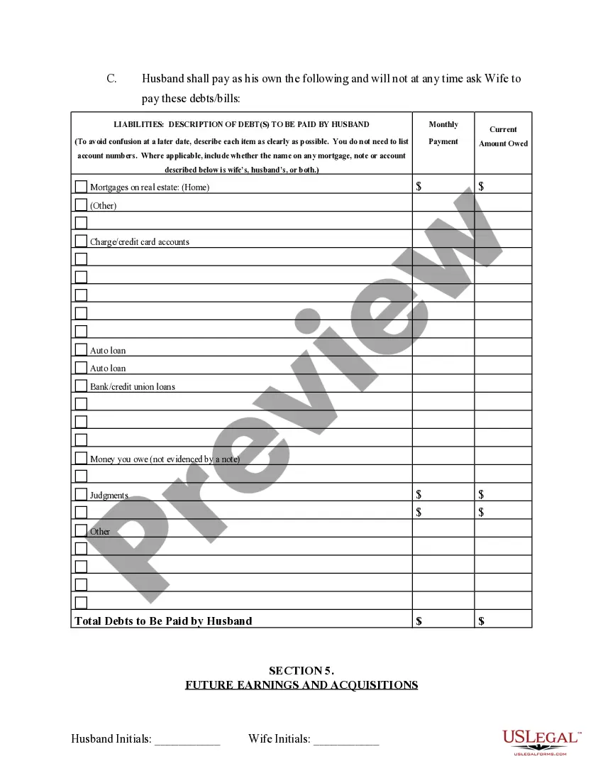 Preview Marital Domestic Separation and Property Settlement Agreement Adult Children Parties May have Joint Property or Debts effective Immediately